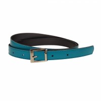 Curea dama, casual-eleganta, din piele ecologica, latime 2 cm, albastru - CKD001